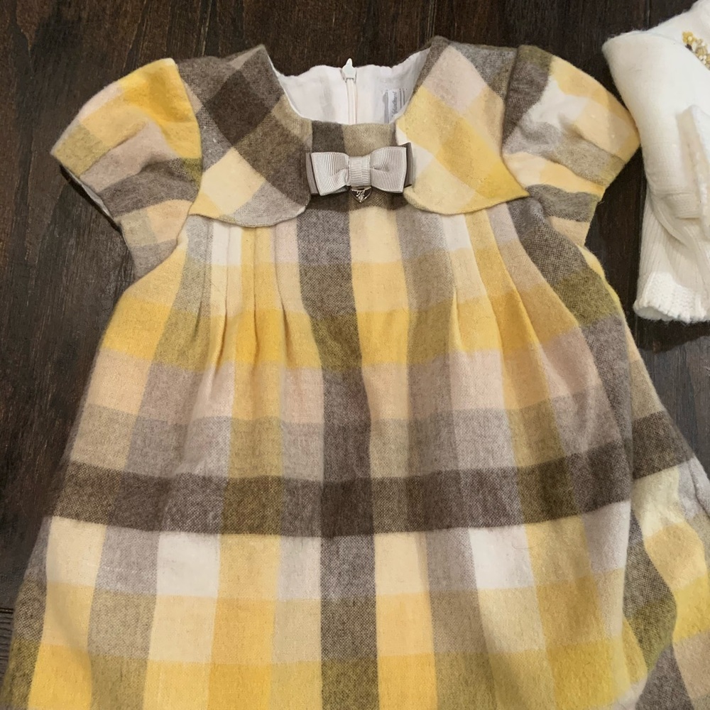 Mayoral sweater and wool dress
